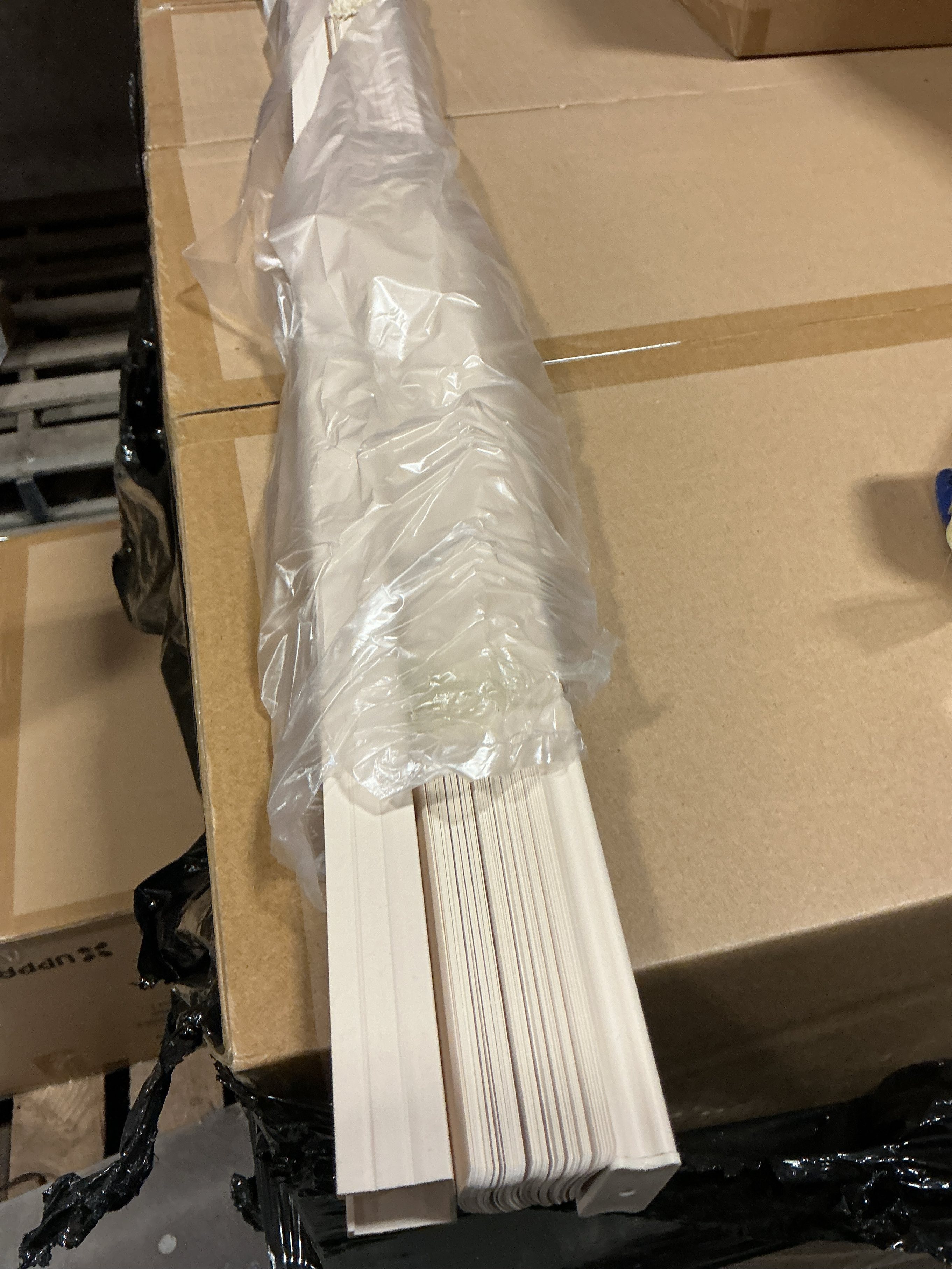 LazBlinds Cordless 1 Vinyl Mini Blinds for Indoor Windows - Light Filtering Horizontal Window Blinds & Shades, 46 W x 48 H, Beige