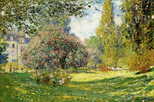 LANDSCAPE THE PARC MONCEAU PARIS FRANCE