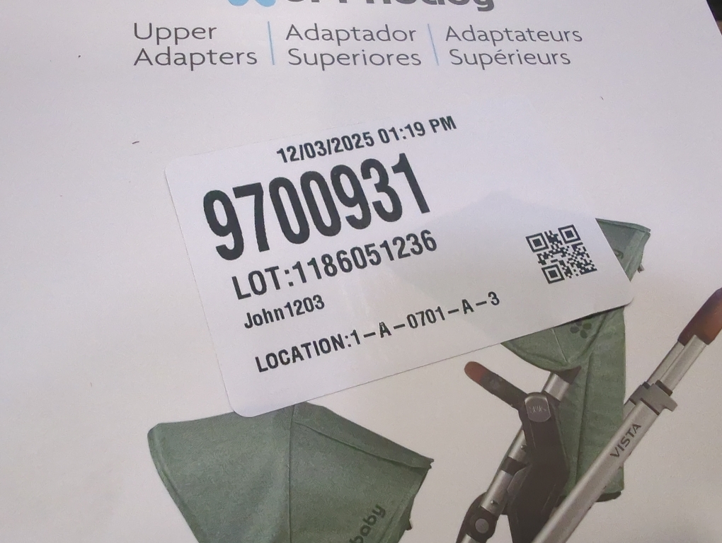 UPPAbaby VISTA Upper Adapters (for VISTA 2015-later)