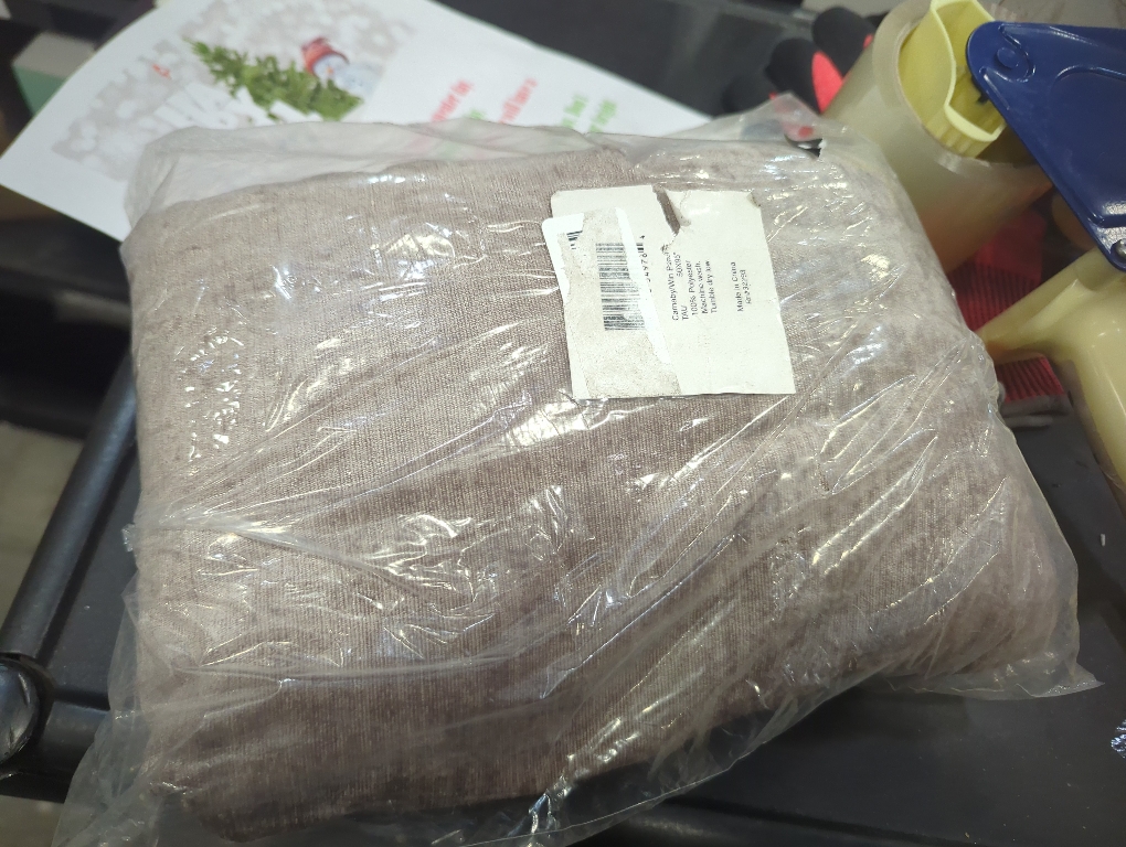 Color brown Carnaby Distressed Velvet Window Curtain