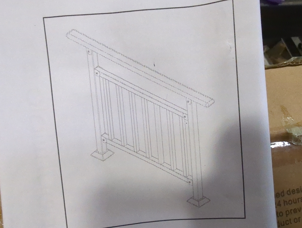 Iron Hand Rails White