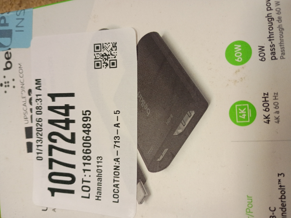 Belkin USB C to HDMI Adapter   USBC Charging Port to Charge While You Display, Supports 4K UHD Video, Passthrough Power up to 60W for Connected Devices, Compatible with MacBook, iPad, Windows