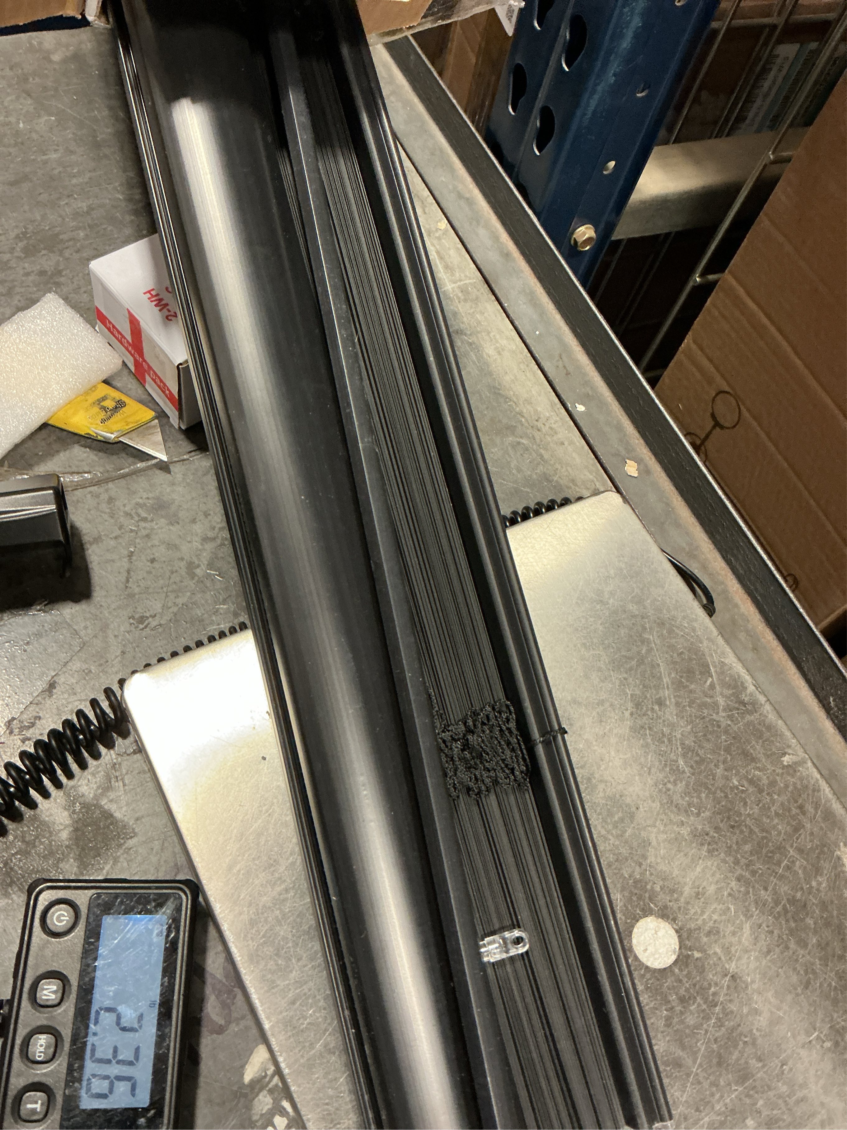 ACHIM GII Morningstar Black Cordless Light Filtering Vinyl Mini Blind with 1 in. Slats 34 in. W x 64 in. L