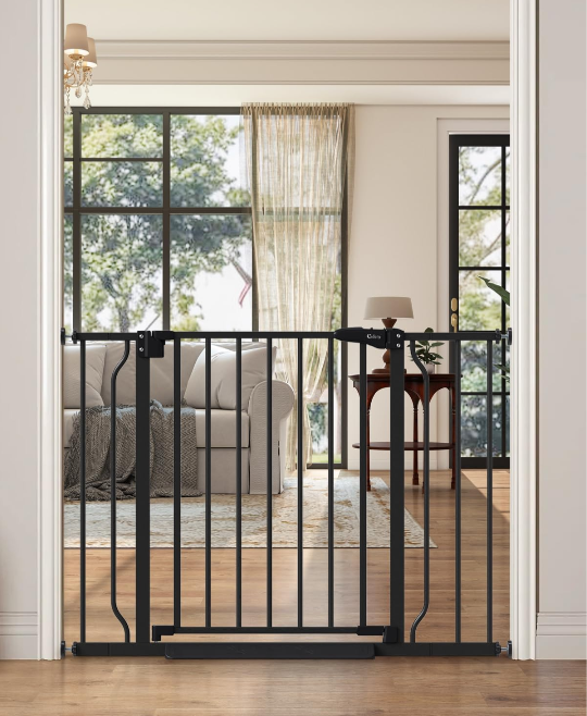 Baby Gate for Stairs & Doorways No Drilling, 29-40 Dog Gate Indoor