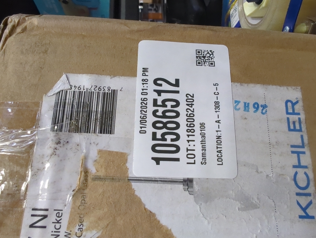 Kichler Eileen Brushed Nickel Modern/Contemporary Etched Glass Cylinder Mini Hanging Pendant Light