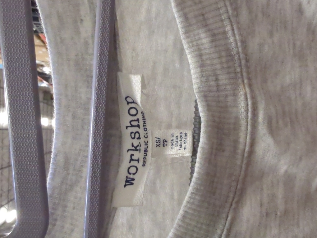 Workshop Republic clothing size XS/TP