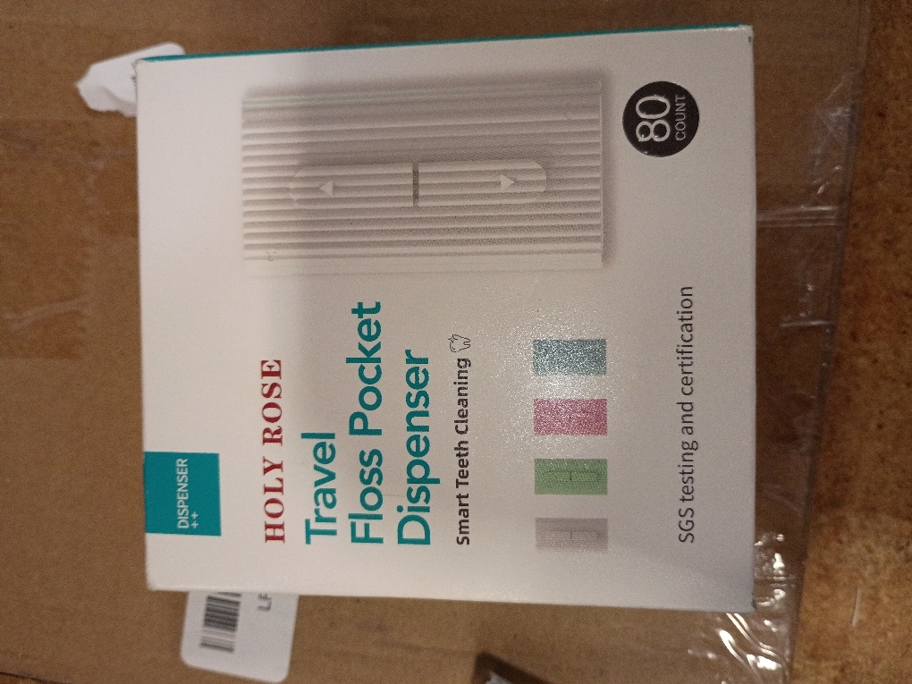 4 Pcs Portable Dental Floss Dispenser Refillable Dental Flossers Case Automatic Travel Floss Pick Organizer Pocket Floss Boxes with 40 Floss Picks for Cleaning Teeth