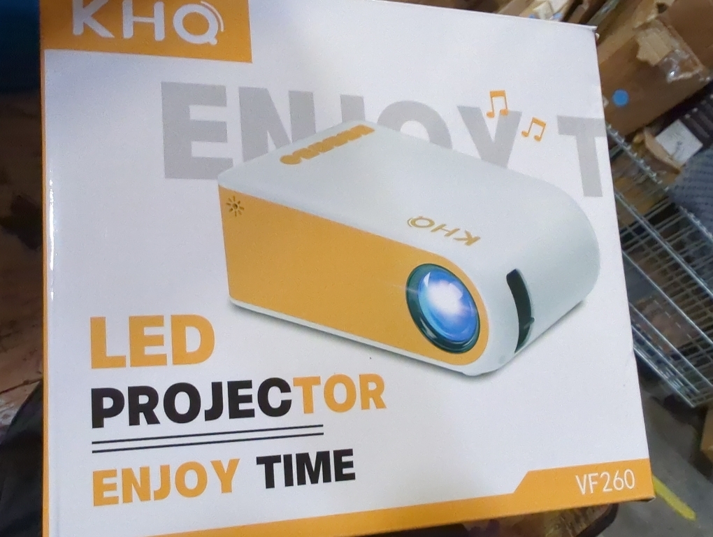 Mini Projector, Upgraded Portable Projectors Support 1080P 170 Mini HD Movie Projector, Outdoor Projectors with Stylish Streamlined Design, Compatible with Phone/Tablet/Laptop/TV Stick/PS4 Etc