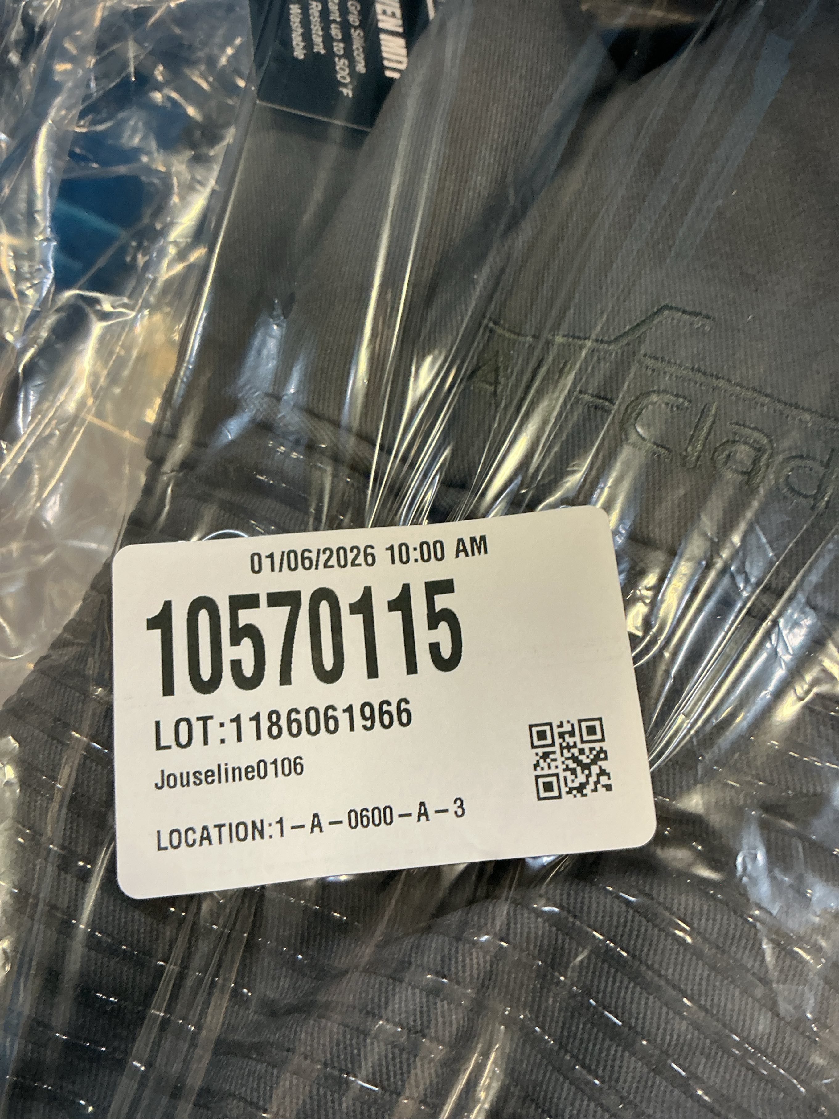 All-Clad Silicone Oven Mitts: Heat Resistant up to 500 Degrees - 100% Cotton & Silicone, 14x7 Oven Mitt for Kitchen and Barbeque, 2-Pack, Pewter