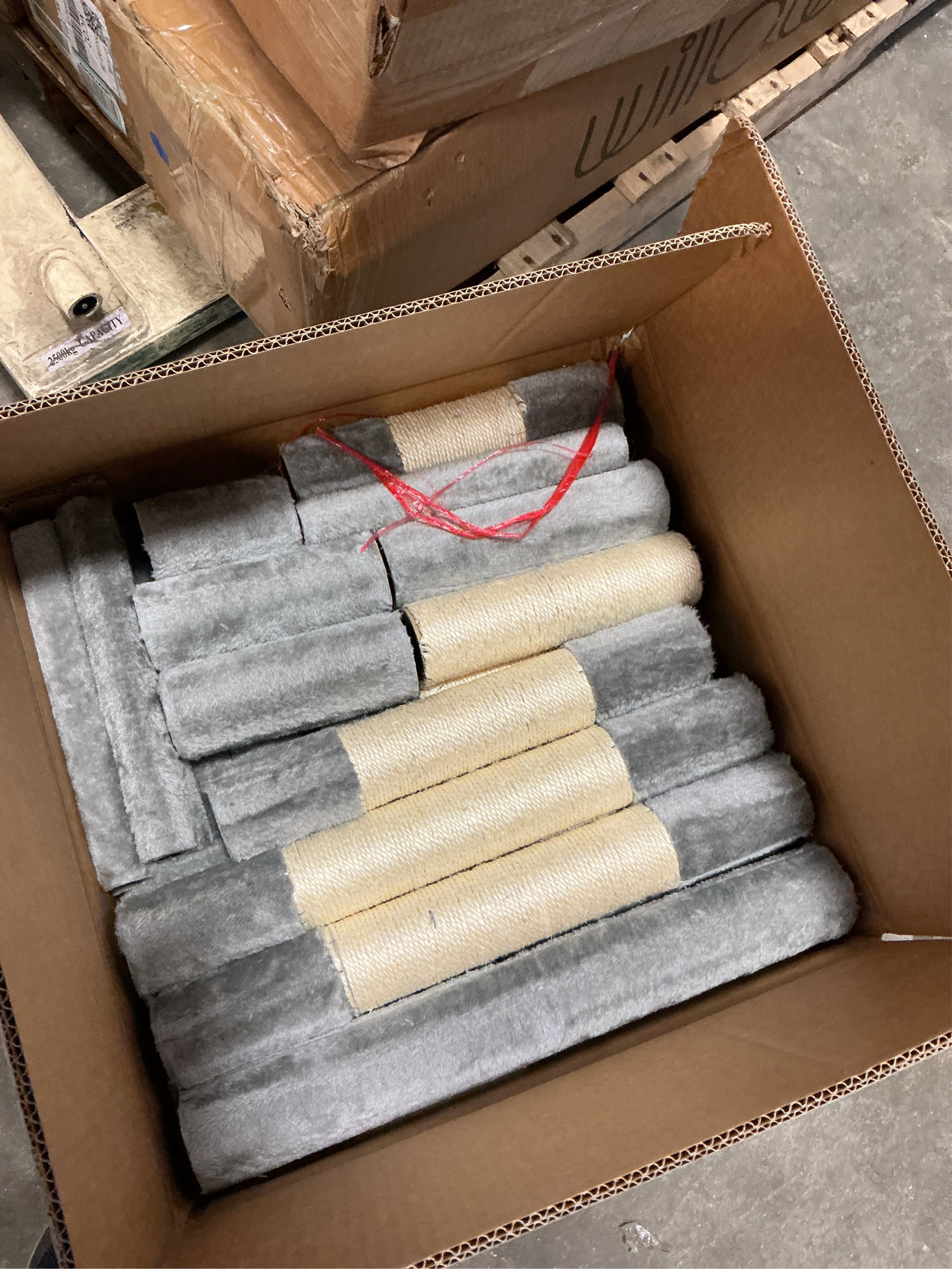 Globlazer Heavy Duty Cat Tree, 74in Sturdy Cat Tower for Large Cats Adult, Big Cat Tree with 7 Sisal Scratching Posts, 2 Padded Condos, 2 Dual-Ear Hanging Baskets, Enlarged Top Perch, S74, Beige