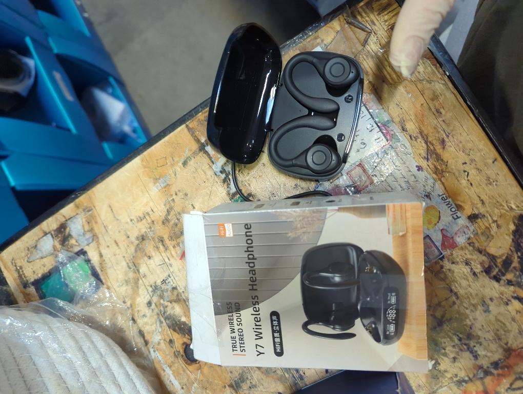 Wireless Earbuds, Bluetooth 5.4 Headphones Sport, Over Ear Buds With ENC Noise Cancelling Mic, 48H, Wireless Earphone With Earhooks, Stereo Deep Bass, IP7 Waterproof ear bud for Workout Running, Black