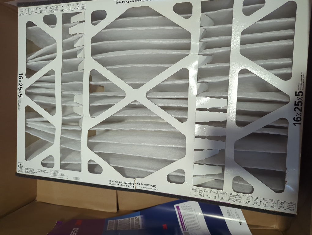 Filtrete 16x25x5 AC Furnace Air Filter, MPR 1550, MERV 12, Fits Honeywell & Trion AirBear, CERTIFIED Asthma & Allergy Friendly, Electrostatic Air Filter, 1-Pack (actual size 15.75 x 24.13 x 4.88)