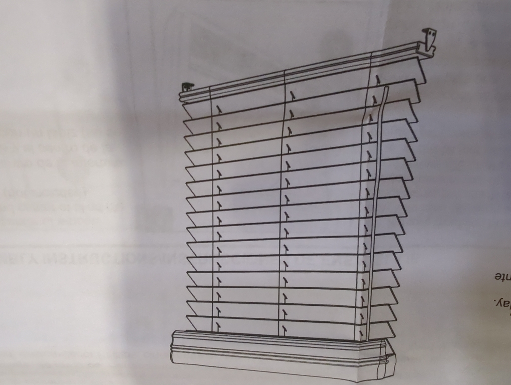 2 in Faux Wood Brown Blinds