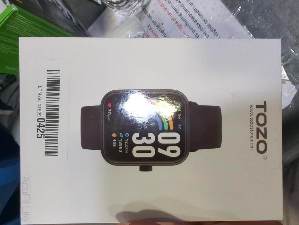 Lamshaw Compatible for TOZO S3 Smart Watch Band Band, Silicone Replacement Soft Band Wristbands Straps with Stainless Steel Buckle for Compatible for TOZO S3 1.83 Inches Smart Watch