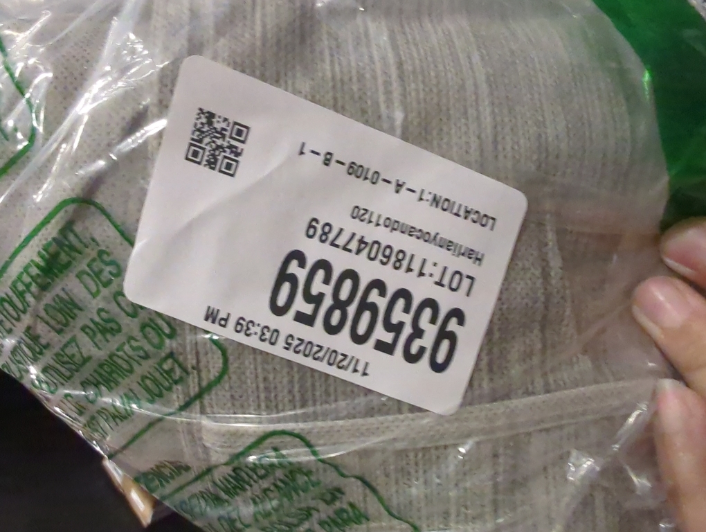 mDesign Long Gift Wrapping Organizer with Handles - Wrapping Paper Holder for Christmas and Holiday Giftwrap - Zipper Closure Storage Bag Container - Taupe/Tan