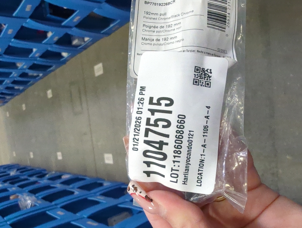 Amerock Urbanite 10-1/16-in (256mm) Center to Center Polished Chrome/Black Chrome Rectangular Bar Drawer Pull