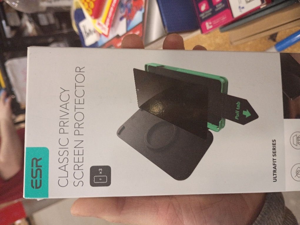 ESR 3 Pack for iPhone 15 Pro Privacy Screen Protector, Anti-spy Tempered-Glass Privacy Screen Protector, Micro-curved Edges, Case Friendly | Anti-spy, Tempered-Glass, Micro-curved Edges, Case Friendly