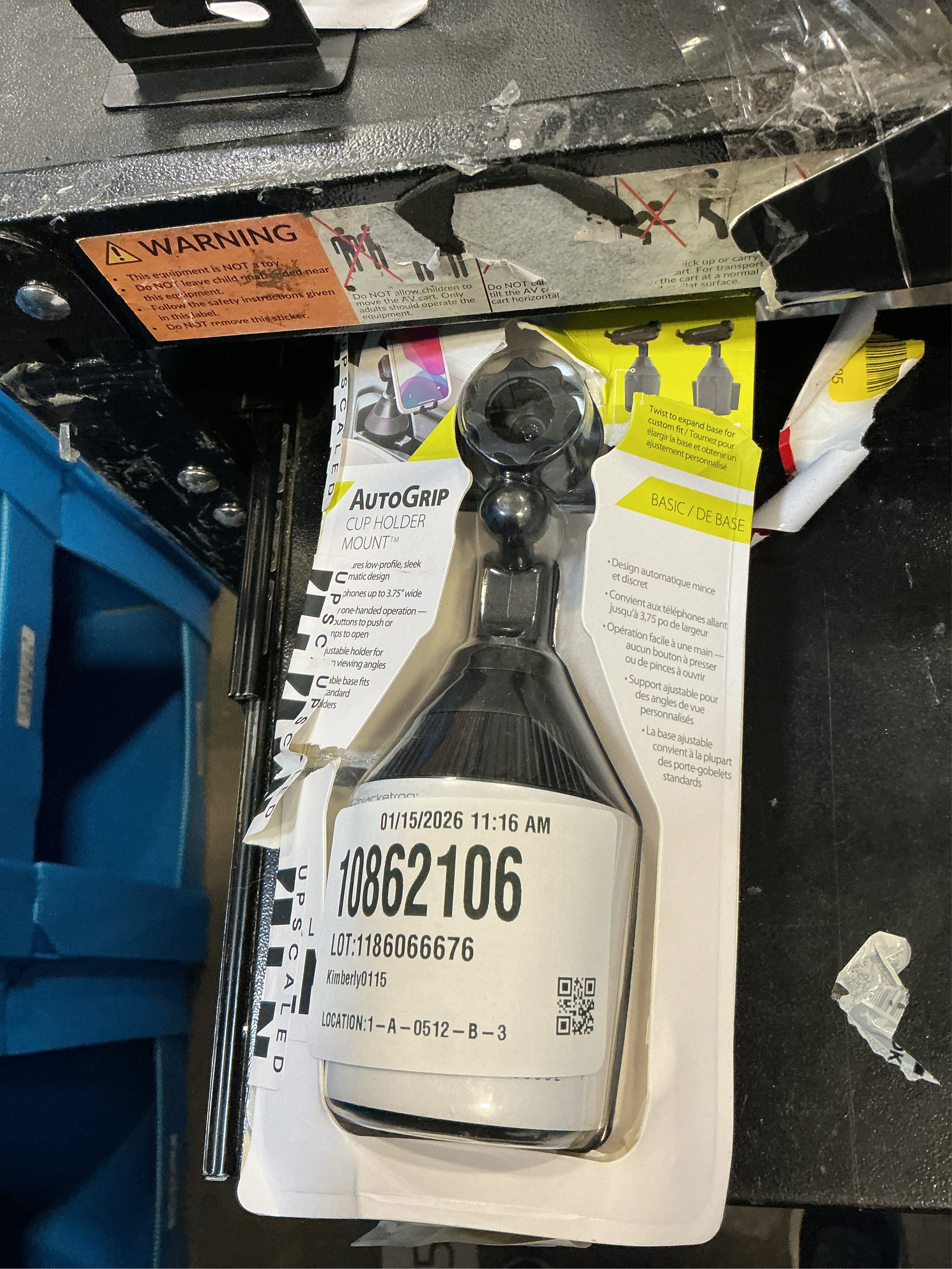 Bracketron AutoGrip Cup Holder Mount