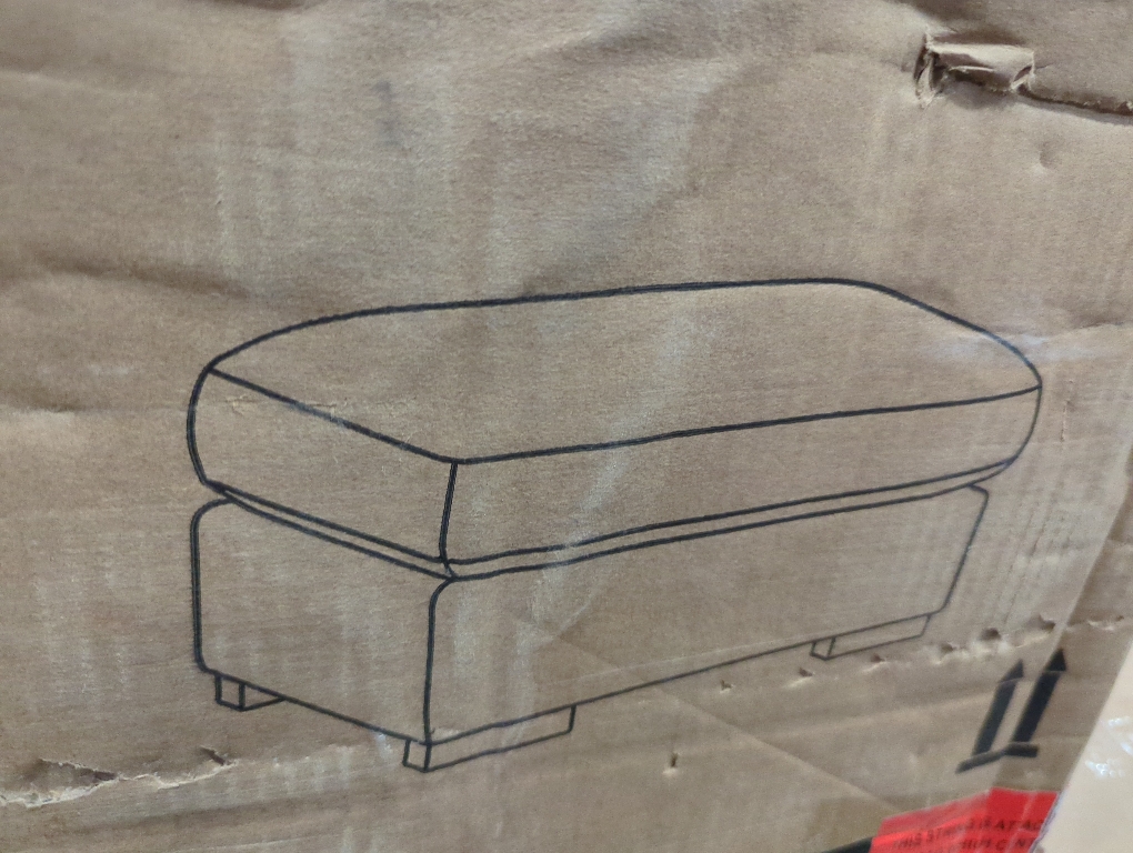 Beige Ottoman