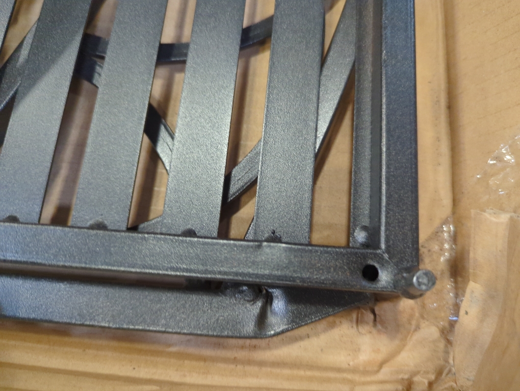 Segovia Iron 4-tier Bakers Rack Black