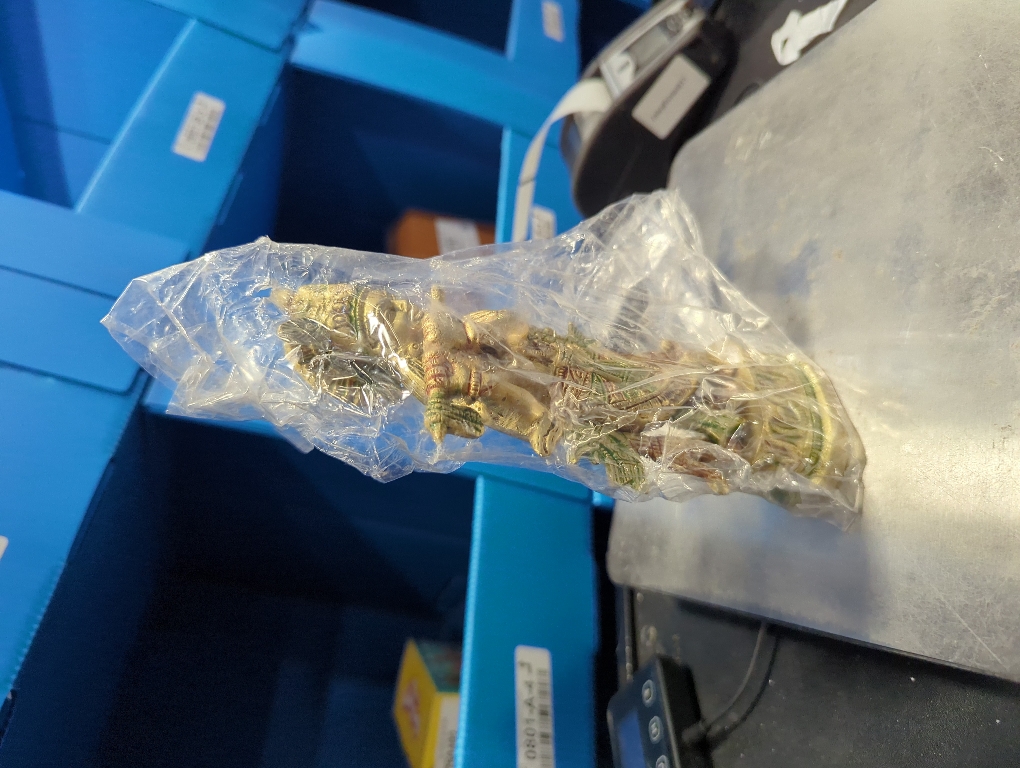 Lord Krishna Elegant Brass Multicolor Statue Decorative Showpiece - 23 cm (Brass, Gold, Red, Green)