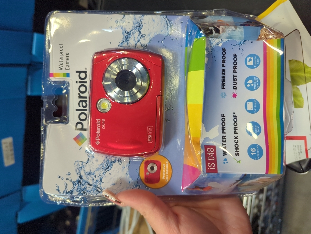 Polaroid IS048 Waterproof Instant Sharing 16 MP Digital Portable Handheld Action Camera