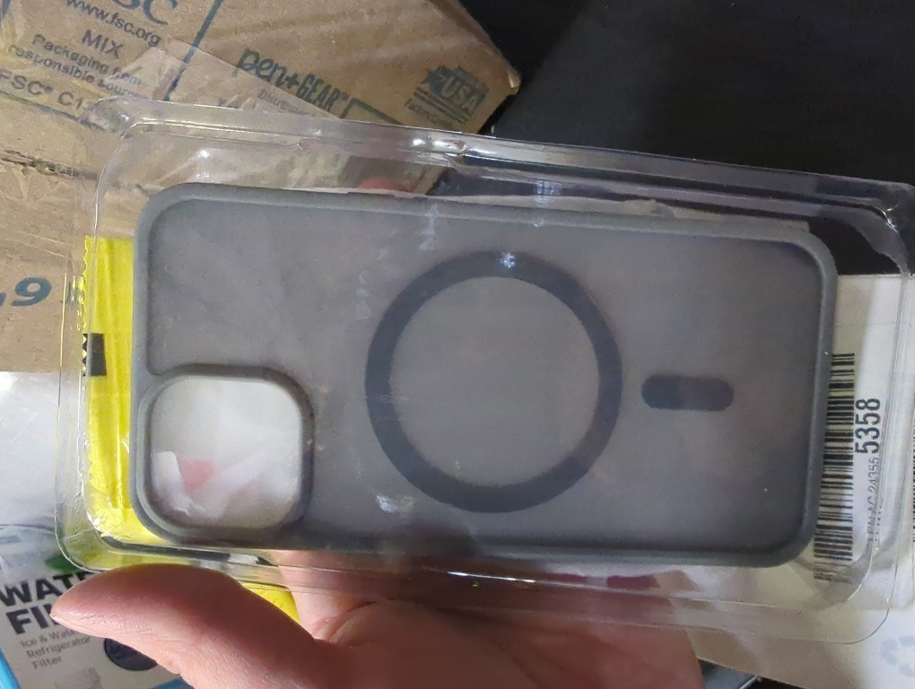 SUPFINE Magnetic for iPhone 13 Case, [Compatible with MagSafe][10 FT Military Grade Drop Protection] [2 Tempered Glass Screen Protector] Non-Slip Shockproof Slim Phone Case,Light Gray