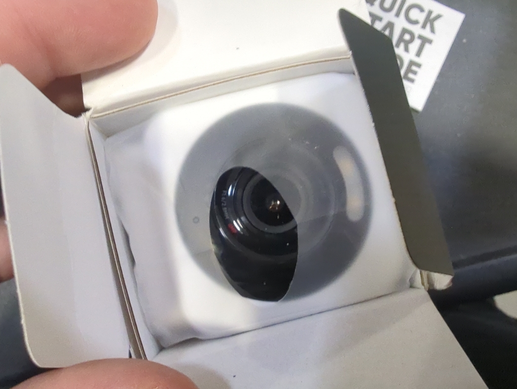 Color White Wyze Cam V4 Plug-in Indoor and Outdoor Smart-Enabled Security Camera