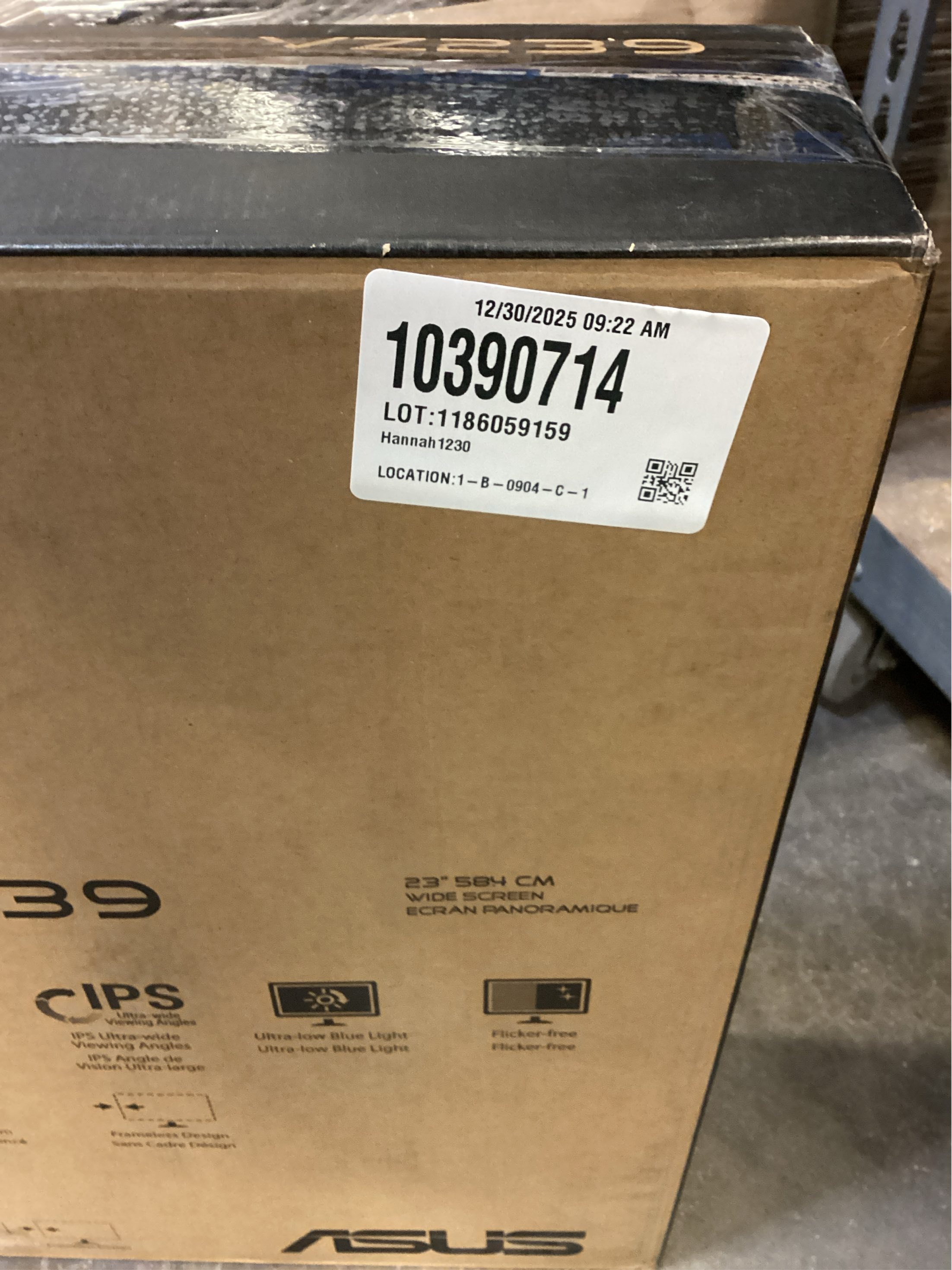 ASUS VZ Series VZ239H-W 23 Inch Full HD 1920 x 1080 5ms GTG D-Sub, HDMI, Built-in Speakers LCD LED Monitor, White