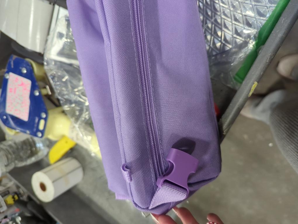 Fammart Freezable Snack Bag with Removable Ice Packs, Small Insulated Lunch Bag Mini Cooler, Leakproof Reusable Snack Lunch Box with Buckle Handle for Work, Travel, Office - Purple