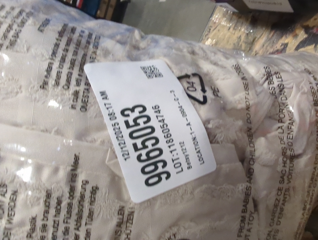 Textured Linen Stripe Duvet Cover Set Queen/King Size, 3 Pieces Linen Like Woven Bedding Set for All Seasons, Includes 1 Duvet Cover & 2 Pillowcases, King 104x90