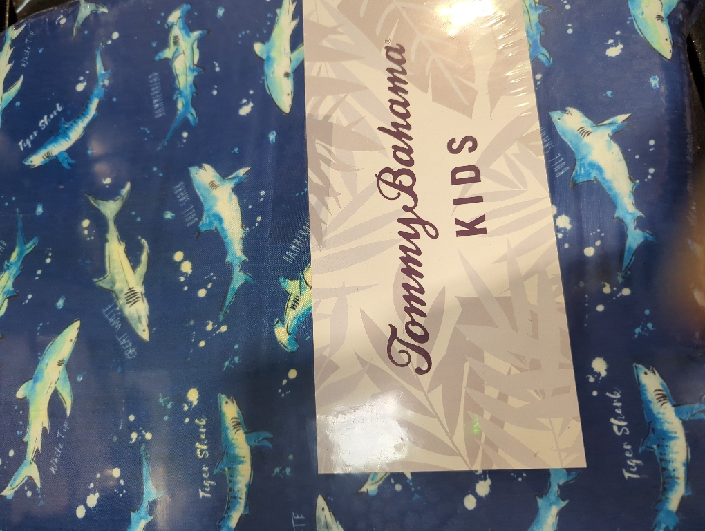 Tommy Bahama Junior Kickboard Buoy for Youth Children & Toddlers Swimming Aid & Exercise Training Board for Kids to Learn to Swim with Kick Boards in Pool BPA Free Shark