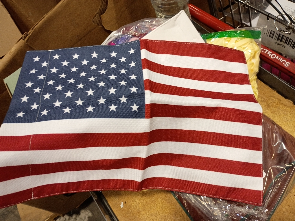 No pole just flag American Flag USA Garden Flag 12 x 18 - Patriotic Double Sided Small Flags for Yard