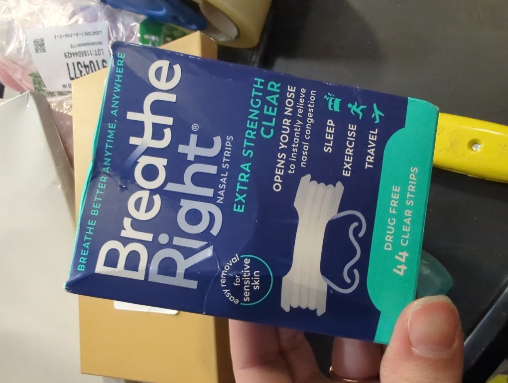 Breathe Right Extra Strength Nasal Strips, Clear, 44 Count