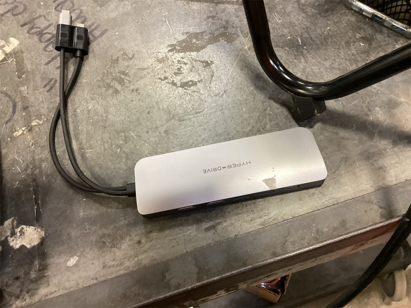 HyperDrive USB C Hub - 9-in-1 USB Hub for Laptop w/ 4K HDMI, Ethernet, 3.0 USB-A, USB C PD, MicroSD/SD, Audio Jack - Compatible with iPad, MacBook, Chromebook, Windows - Space Gray