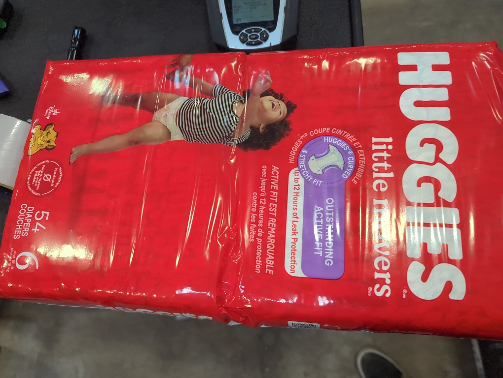 Huggies Size 6 Diapers, Little Movers Baby Diapers, Size 6 , 54