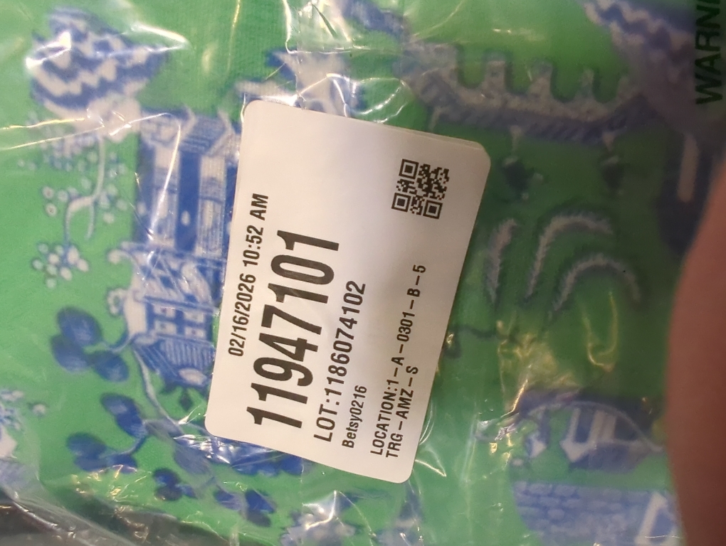 Preppy Blue and Green Willow Pattern Chinoiserie Toile Throw Pillow