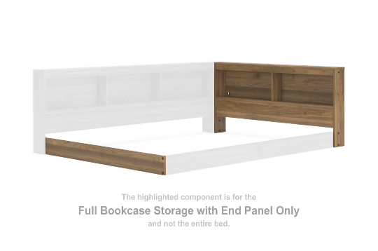 Signature Design By Ashley - Deanlow Full Bookcase Storage With End PanelDeanlow Full Bookcase Storage With End Panel