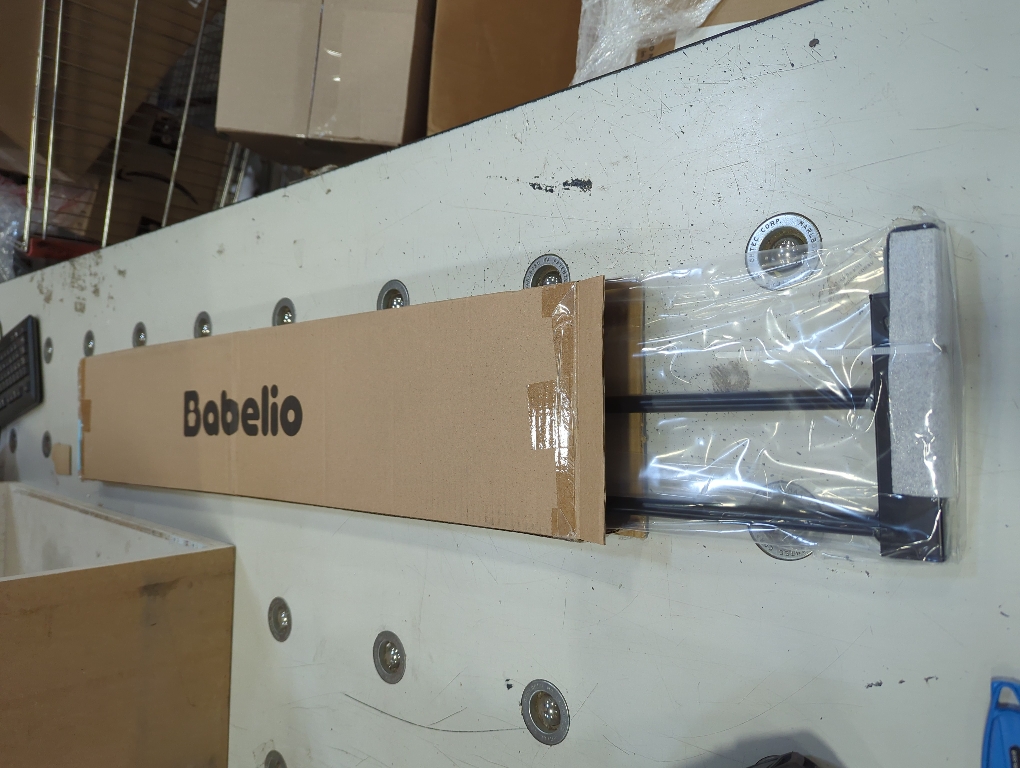 Black BABELIO Metal Baby/Dog Gate Extender, 5.5inch (14cm) Black Pet Gate Extension, Extra Wide Pet Gate Accessories for Stairs & Doorways, NO Need Tools NO Drilling, 36 Tall