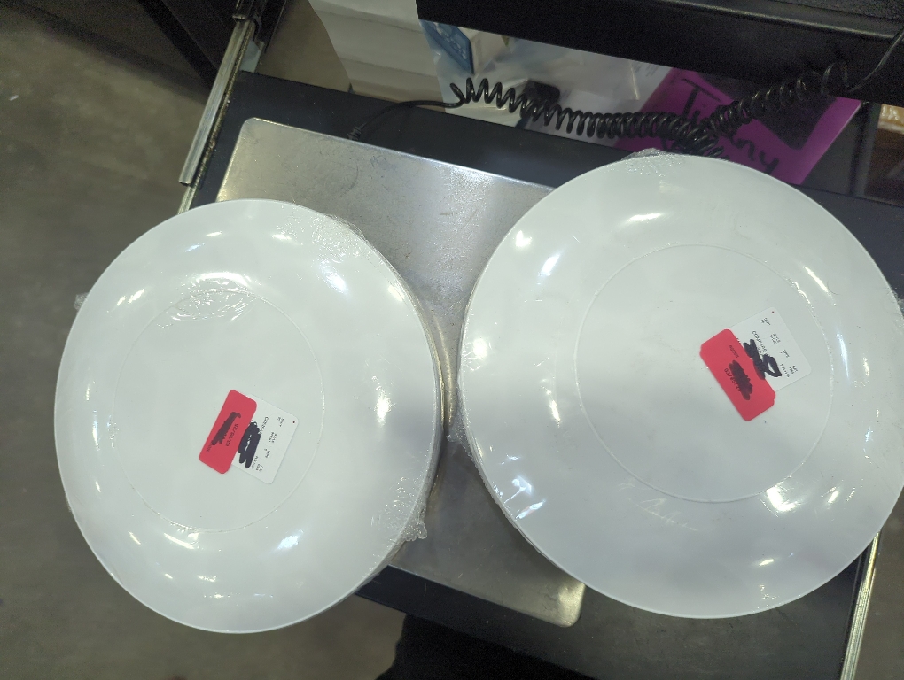 Artonomo Creative 24 Dinner Plates Sea Shell Pattern