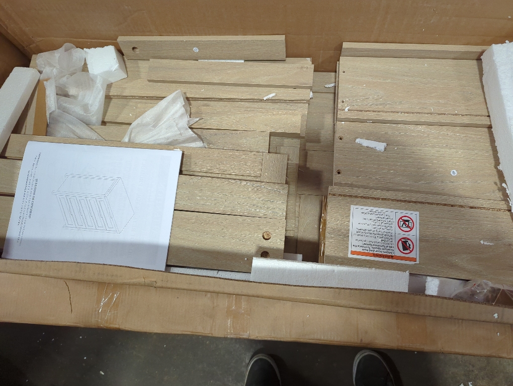 5 Drawer Beige Dresser
