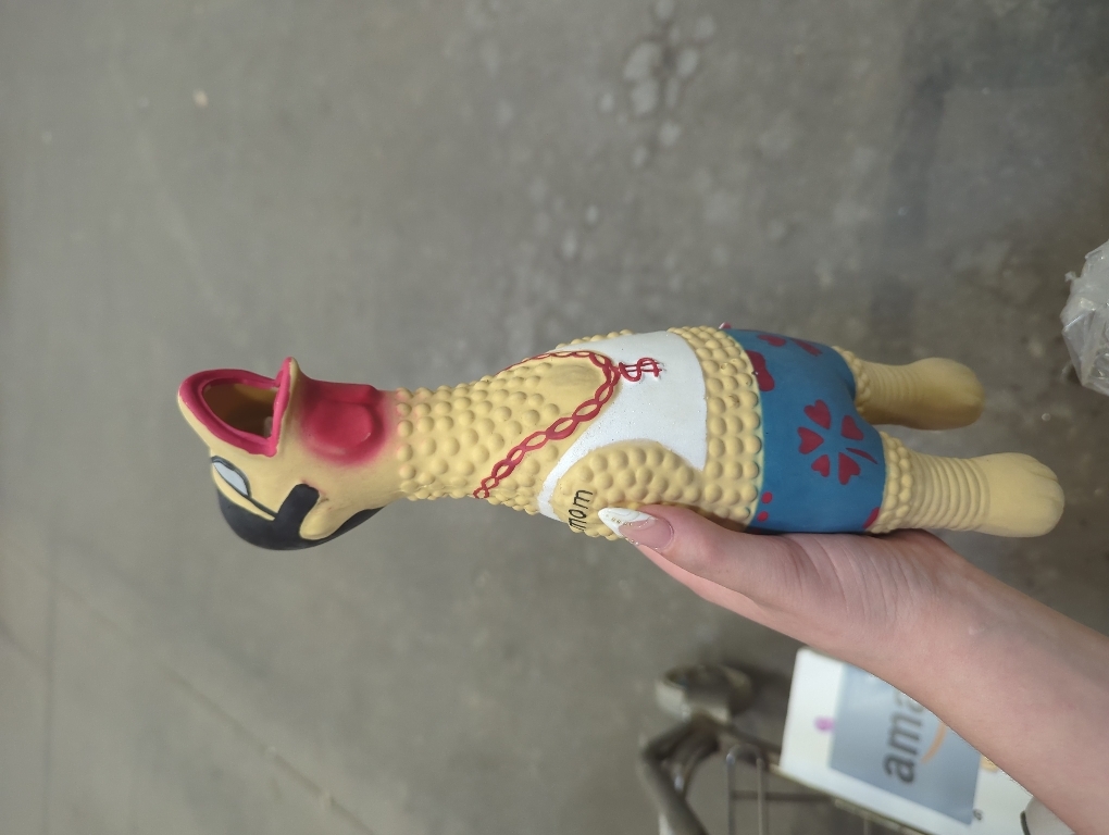 PUREPET 12 Inch Large Rubber Chicken Dog and Pet Toy Classic Henrietta or Earl in Beach Wear Latex Squawkers (12 Inch Earl)