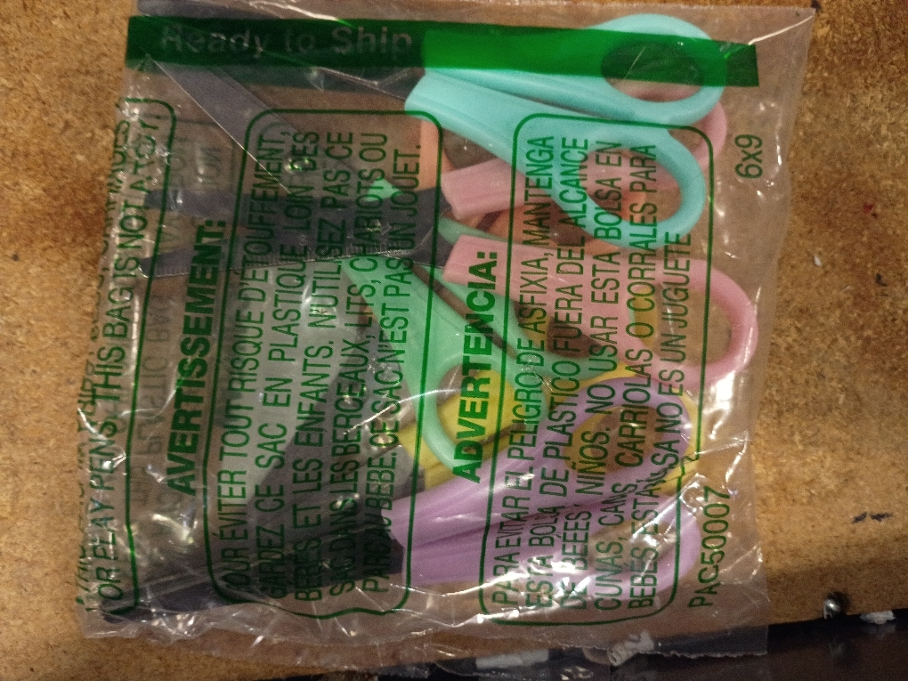 6 Pack Safety Scissors, 5' Safety Blunt Tip Kids Craft Scissors for School Class, Art Crafting Classes, Office Supplies and Other Daily Use (Bright color)