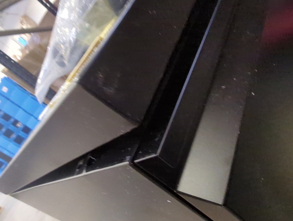Two Drawer Mobile Pedestal Black