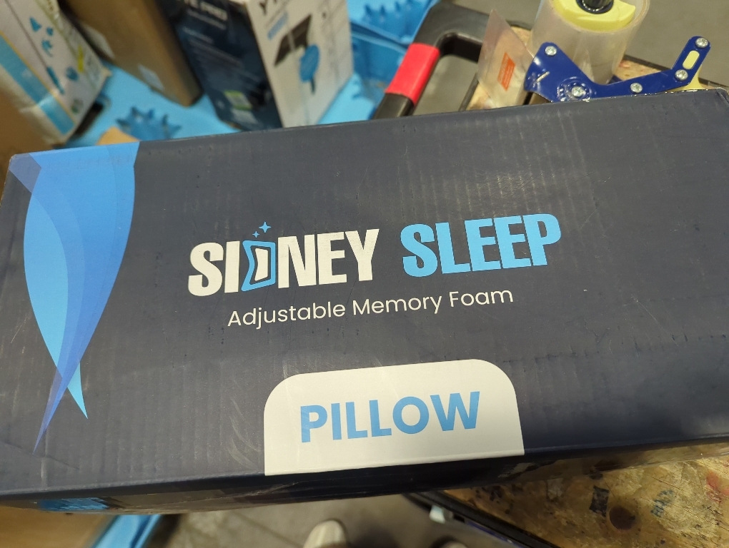 Sidney Sleep Bed Pillow for Side and Back Sleepers - Queen Size - Adjustable Filling - Memory Foam Pillow for Neck and Shoulder Support - Customizable Loft - Additional Foam Bag Included (white)