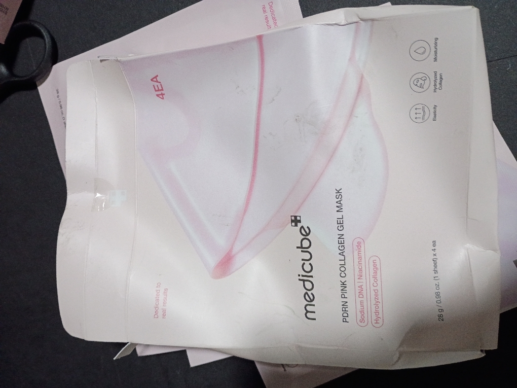 medicube Jelly Gel Mask with Salmon DNA PDRN Pink Collagen | Overnight Face Mask for Glass Glow Skin | Elasticity, Hydrating, Firming and Moisturizing | Korean Skincare, 28g x 4ea