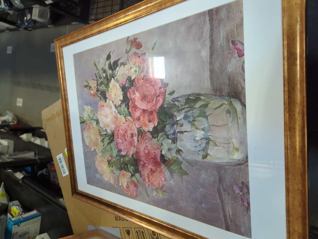 Vittanly 18x24 Picture Frames Set of 2, Ornate Vintage Photo Frame for Wall Mount, Display 16x20 Pictures with Mat or 18x24 without Mat, Rustic Gold