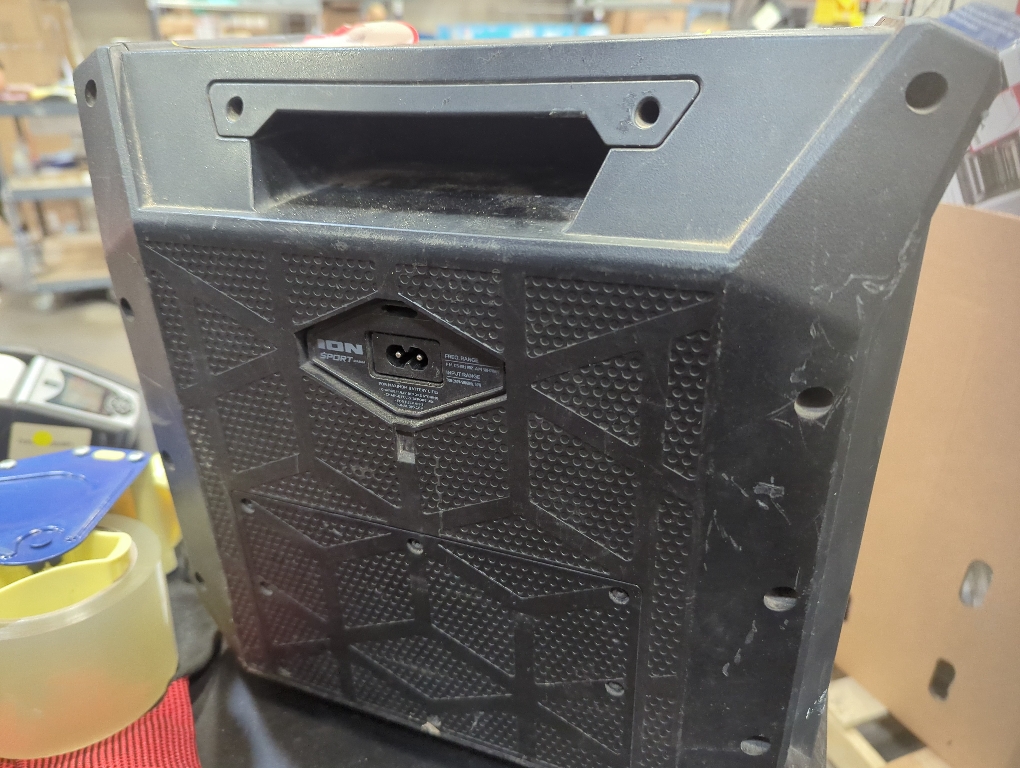 Color Black ION Audio Sport Go Tailgate Portable PA Speaker - Black