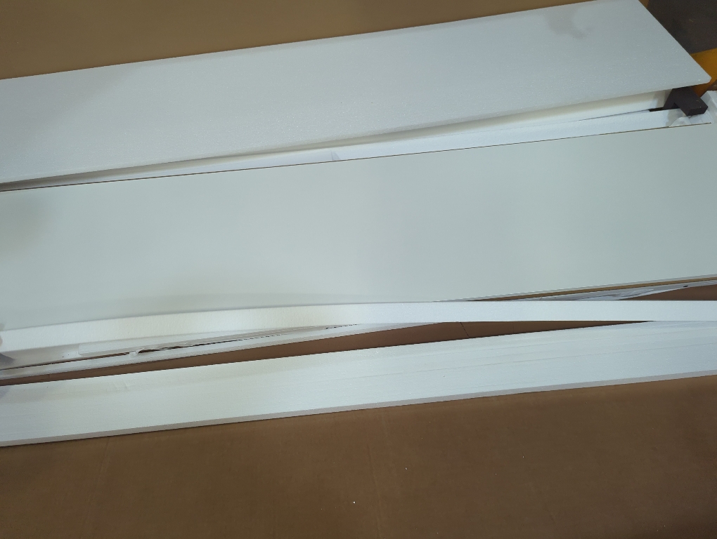 White TV Stand with Fireplace Mount