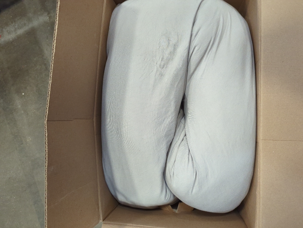 Momcozy Pregnancy Pillows with Cooling Cover, U-Shaped Full Body Maternity Pillow for Side Sleepers 57 Inch - Support for Back, Hip, Belly, Legs for Pregnant Women